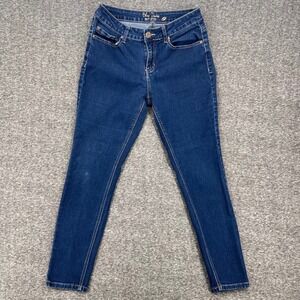 Blue Desire Hydra Lift Skinny Jeans Women 8 Dark Wash Butt Lifting Stretch Denim